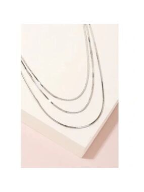($7) Layered Snake Chain Necklace